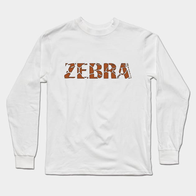 ZEBRA Long Sleeve T-Shirt by Maximuss